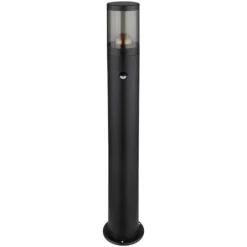 Globo Aussenleuchte Xeloo E27 Edelstahl Schwarz Matt Mit Sensor Höhe 80 Cm -Lampen & Leuchten affär 577784 4