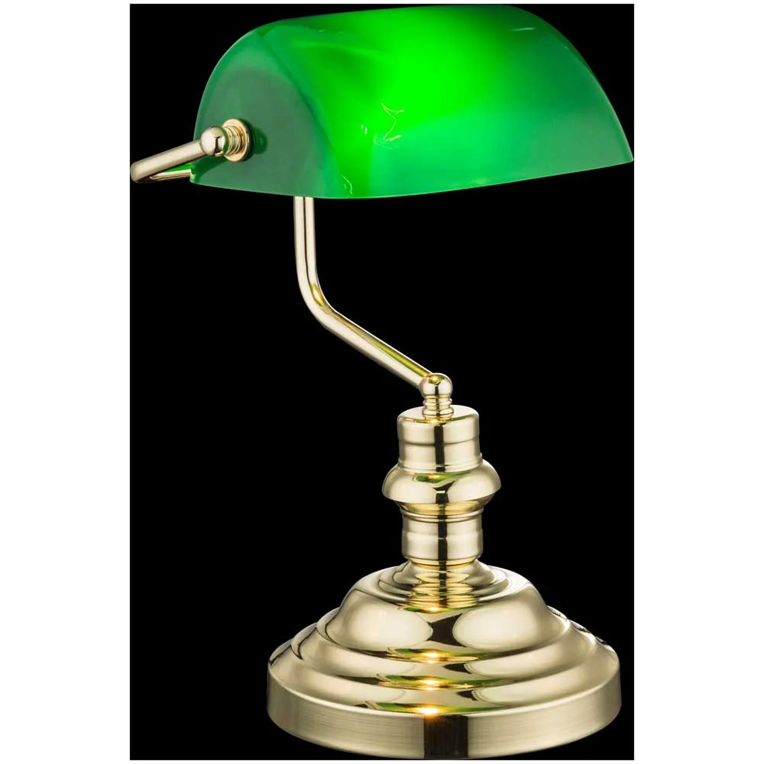 Globo Tischleuchte Antique E27 Messingfarben 60 W 3 Globo Tischleuchte Antique E27 Messingfarben 60 W – Bild 3