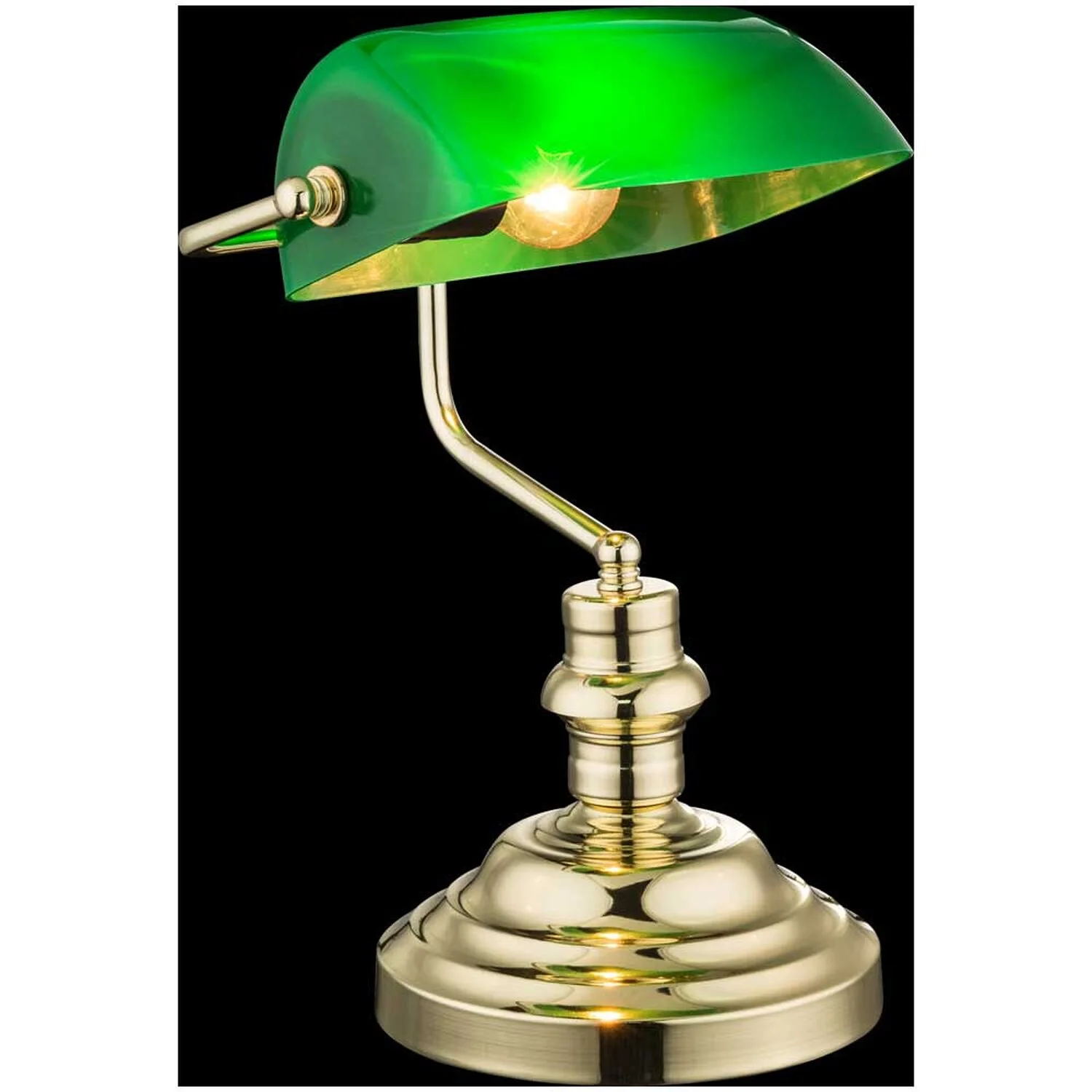 Globo Tischleuchte Antique E27 Messingfarben 60 W 6 Globo Tischleuchte Antique E27 Messingfarben 60 W – Bild 6