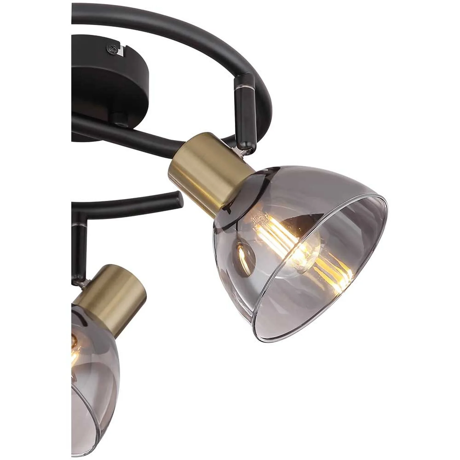 Globo 3er-Strahler E14 Schwarz 25 W 2 Globo 3er-Strahler E14 Schwarz 25 W – Bild 2