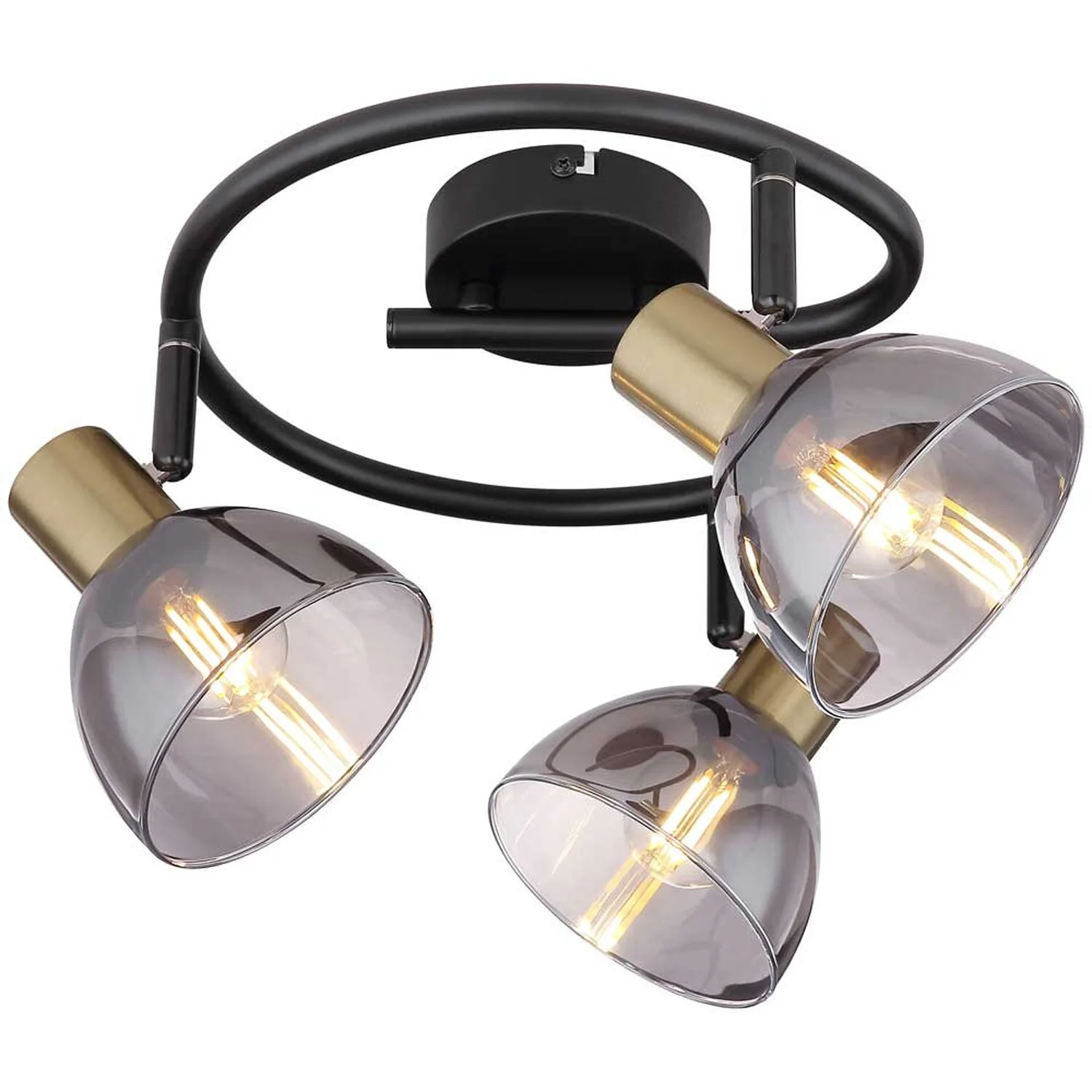 Globo 3er-Strahler E14 Schwarz 25 W 5 Globo 3er-Strahler E14 Schwarz 25 W – Bild 5