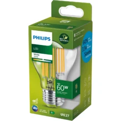 Philips LED-Leuchtmittel Standard Klar Weiss E27 / 60 W / 3'000 K / 840 Lm -Lampen & Leuchten affär 578949 1