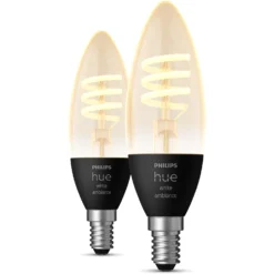 Philips Hue Leuchtmittel White Ambiant Filament Dimmbar E14 / 350 Lm / 2 Stk. -Lampen & Leuchten affär 585270 2