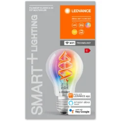Ledvance Smart+ Leuchtmittel Wifi Filament Classic RGBW Klar E27 / 4,5 W -Lampen & Leuchten affär 588100 6