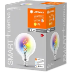 Ledvance Smart+ Wifi-LED-Leuchtmittel Globe Filament E27 RGBW 4,5 W / 300 Lm -Lampen & Leuchten affär 588116 9
