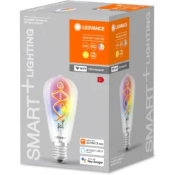 Ledvance Smart+ Wifi-LED-Leuchtmittel Edison Filament E27 RGBW 4,5 W / 300 Lm -Lampen & Leuchten affär 588125 13