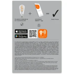 Ledvance Smart+ Wifi-LED-Leuchtmittel Edison Filament E27 RGBW 4,5 W / 300 Lm -Lampen & Leuchten affär 588125 15