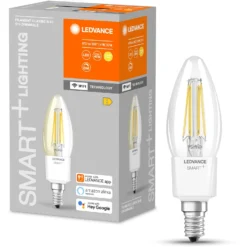 Ledvance Smart+ Leuchtmittel Wifi Filament Candle Transparent E14 / 4 W 7 Ledvance Smart+ Leuchtmittel Wifi Filament Candle Transparent E14 / 4 W -Lampen & Leuchten affär 588325 6
