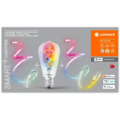 Ledvance Smart+ Leuchtmittel Wifi Filament Edison E27 Inkl. 2x LED-Lichtstreifen -Lampen & Leuchten affär 588500 3