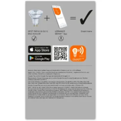 Ledvance Smart+ Wifi LED-Leuchtmittel Reflektor PAR16 GU10 RGBW 50W 350lm Dimmba -Lampen & Leuchten affär 589162 5