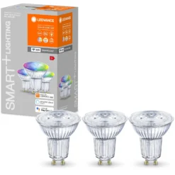 Ledvance Smart+ Wifi LED-Leuchtmittel Reflektor PAR16 GU10 RGBW 50W 350lm Dimmba -Lampen & Leuchten affär 589162 6