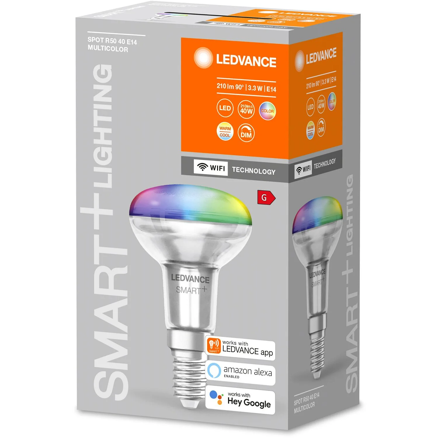 Ledvance Smart+ Leuchtmittel Wifi Reflektor RGBW Klar E14 / 3,3 W 6 Ledvance Smart+ Leuchtmittel Wifi Reflektor RGBW Klar E14 / 3,3 W – Bild 6