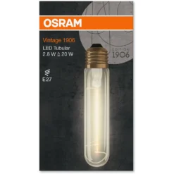 Osram LED-Leuchtmittel 1906 Tubular Filament E27 Gold Warmweiss 20 W / 200 Lm 12 Osram LED-Leuchtmittel 1906 Tubular Filament E27 Gold Warmweiss 20 W / 200 Lm -Lampen & Leuchten affär 605287 3