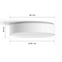 Philips Hue White Ambiance LED-Deckenleuchte Enrave Weiss 9,6 W -Lampen & Leuchten affär 616732 8