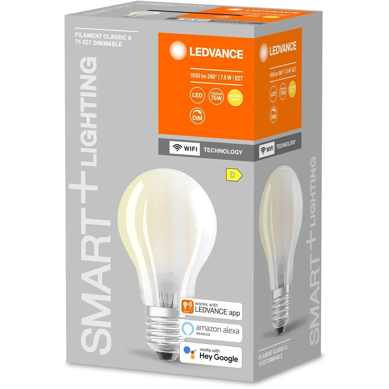 LEDVANCE Smart+ LED-Leuchtmittel Filament Glühlampenform Weiss 7,5 W / 2'700 K 3 LEDVANCE Smart+ LED-Leuchtmittel Filament Glühlampenform Weiss 7,5 W / 2'700 K – Bild 3