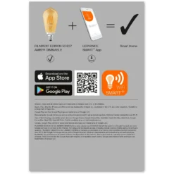 Ledvance Smart+ Leuchtmittel Wifi Filament Edison Gold E27 / 6 W -Lampen & Leuchten affär 618623 6