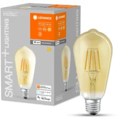 Ledvance Smart+ Leuchtmittel Wifi Filament Edison Gold E27 / 6 W -Lampen & Leuchten affär 618623 7