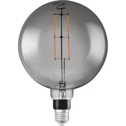 Ledvance Smart+ Leuchtmittel Filament Globe Grau 6 W / 500 Lm