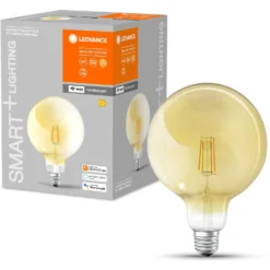 LEDVANCE Smart+ Leuchtmittel Filament Globe Gold 6 W / 680 Lm -Lampen & Leuchten affär 618628 6