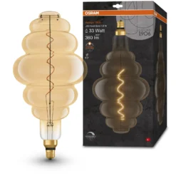 Osram LED-Leuchtmittel E27 Extrawarm 4,8 W / 360 Lm / Höhe 40,5 Cm / Ø 20 Cm -Lampen & Leuchten affär 618684 6