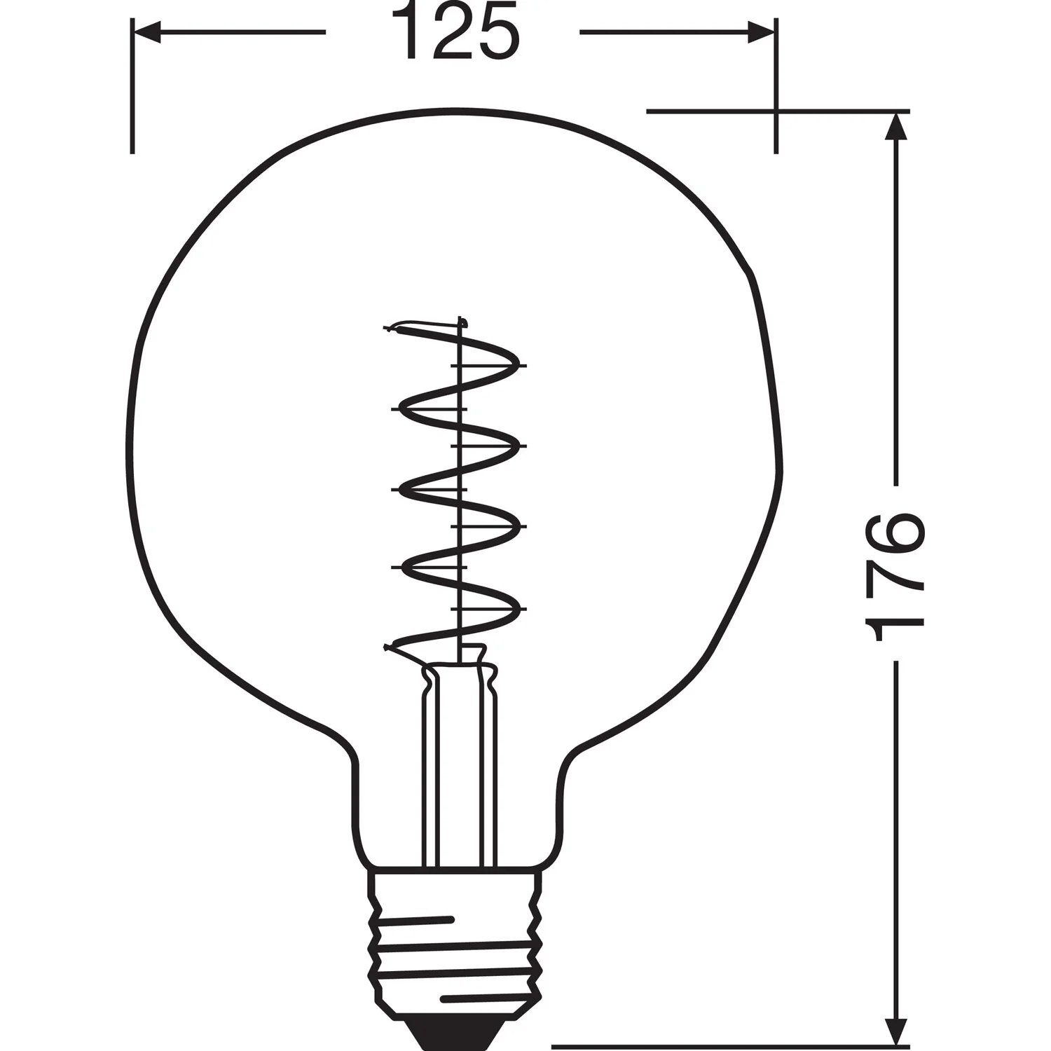 Osram LED-Leuchtmittel E27 Extrawarm 4,5 W / Höhe 17,6 Cm / Ø 12,5 Cm 3 Osram LED-Leuchtmittel E27 Extrawarm 4,5 W / Höhe 17,6 Cm / Ø 12,5 Cm – Bild 3