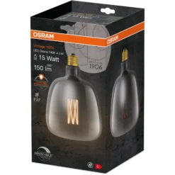 Osram LED-Leuchtmittel E27 Globeform Extrawarm 4,5 W / Höhe 20 Cm / Ø 14 Cm -Lampen & Leuchten affär 618729 4