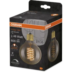 Osram LED-Leuchtmittel E27 Globeform Extrawarm 7 W / Höhe 12 Cm / Ø 8 Cm -Lampen & Leuchten affär 618748 4
