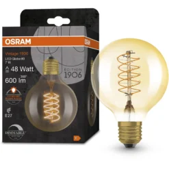Osram LED-Leuchtmittel E27 Globeform Extrawarm 7 W / Höhe 12 Cm / Ø 8 Cm -Lampen & Leuchten affär 618748 6