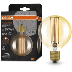 Osram LED-Leuchtmittel E27 Globeform Extrawarm 8,8 W / Höhe 12 Cm / Ø 8 Cm -Lampen & Leuchten affär 618751 6