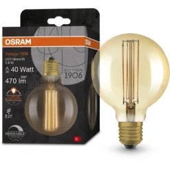 Osram LED-Leuchtmittel E27 Globeform 5,8 W / Höhe 13,8 Cm / Ø 9,5 Cm -Lampen & Leuchten affär 618753 6