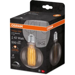 Osram LED-Leuchtmittel E27 Globeform Extrawarm 11 W / Höhe 13,8 Cm / Ø 9,5 Cm -Lampen & Leuchten affär 618756 5