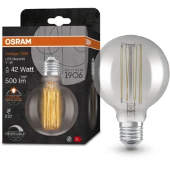 Osram LED-Leuchtmittel E27 Globeform Extrawarm 11 W / Höhe 13,8 Cm / Ø 9,5 Cm -Lampen & Leuchten affär 618756 7