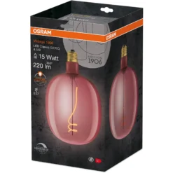 Osram LED-Leuchtmittel E27 Extrawarm 4,5 W / 220 Lm / Höhe 27 Cm / Ø 17 Cm -Lampen & Leuchten affär 618762 4