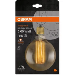 Osram LED-Leuchtmittel E27 Globeform 8,8 W / Höhe 17,3 Cm / Ø 12,4 Cm -Lampen & Leuchten affär 618770 5