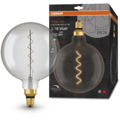 Osram LED-Leuchtmittel E27 Globeform Extrawarm 4,8 W / Höhe 29,5 Cm / Ø 20 Cm -Lampen & Leuchten affär 618798 6
