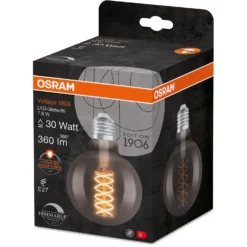 Osram LED-Leuchtmittel E27 Globeform 7,8 W / Höhe 13,8 Cm / Ø 9,5 Cm -Lampen & Leuchten affär 618809 5