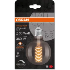 Osram LED-Leuchtmittel E27 Globeform 7,8 W / Höhe 13,8 Cm / Ø 9,5 Cm -Lampen & Leuchten affär 618809 6