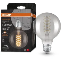 Osram LED-Leuchtmittel E27 Globeform 7,8 W / Höhe 13,8 Cm / Ø 9,5 Cm -Lampen & Leuchten affär 618809 7