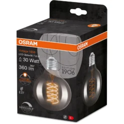 Osram LED-Leuchtmittel E27 Globeform Extrawarm 7,8 W / Höhe 12 Cm / Ø 8 Cm -Lampen & Leuchten affär 618816 4