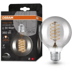 Osram LED-Leuchtmittel E27 Globeform Extrawarm 7,8 W / Höhe 12 Cm / Ø 8 Cm -Lampen & Leuchten affär 618816 6