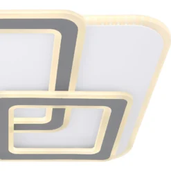 Globo LED-Deckenleuchte Kique 1-flammig Weiss (HxBxT) 6 X 50 X 50 Cm -Lampen & Leuchten affär 624846 10