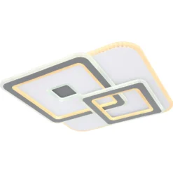 Globo LED-Deckenleuchte Kique 1-flammig Weiss (HxBxT) 6 X 50 X 50 Cm -Lampen & Leuchten affär 624846 6