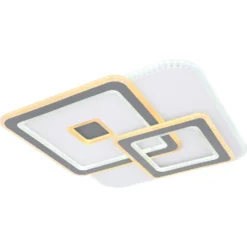 Globo LED-Deckenleuchte Kique 1-flammig Weiss (HxBxT) 6 X 50 X 50 Cm -Lampen & Leuchten affär 624846 7