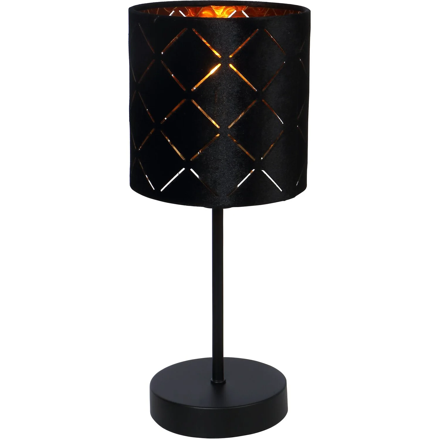Globo Tischleuchte Sunna 1-flammig Schwarz Ø 15 Cm / Höhe 35 Cm 2 Globo Tischleuchte Sunna 1-flammig Schwarz Ø 15 Cm / Höhe 35 Cm – Bild 2