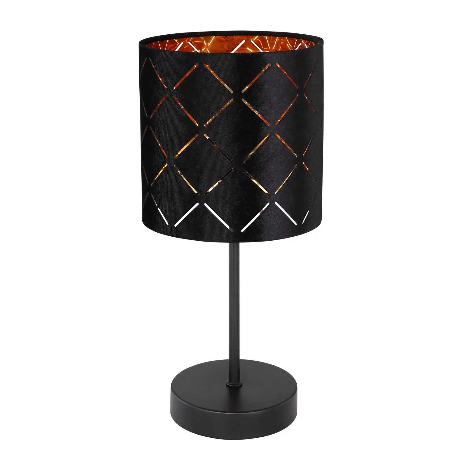 Globo Tischleuchte Sunna 1-flammig Schwarz Ø 15 Cm / Höhe 35 Cm 4 Globo Tischleuchte Sunna 1-flammig Schwarz Ø 15 Cm / Höhe 35 Cm – Bild 4