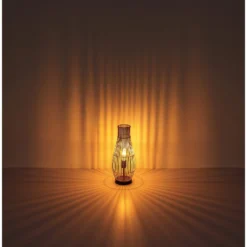 Globo Tischleuchte Laglio 1-flammig Naturfarben Ø 19,5 Cm / Höhe 47,5 Cm -Lampen & Leuchten affär 625483 4