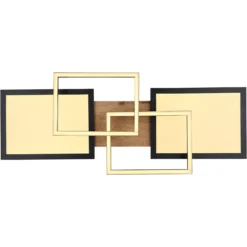 Globo Deckenleuchte Denis Metall Schwarz 28 X 70 Cm 36 W / 2'200 Lm 25 Globo Deckenleuchte Denis Metall Schwarz 28 X 70 Cm 36 W / 2'200 Lm -Lampen & Leuchten affär 626137 4