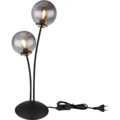 Globo Tischleuchte G9 Metall Schwarz Matt 15 X 19 Cm / Höhe 48 Cm -Lampen & Leuchten affär 626399 3