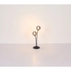 Globo Tischleuchte G9 Metall Schwarz Matt 15 X 19 Cm / Höhe 48 Cm -Lampen & Leuchten affär 626399 5