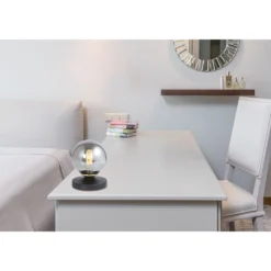 Globo Tischleuchte G9 Metall Schwarz Matt Mit Glas Ø 10 Cm / Höhe 13 Cm -Lampen & Leuchten affär 626966 8